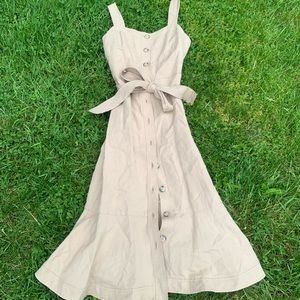 Banana Republic Linen Maxi Dress